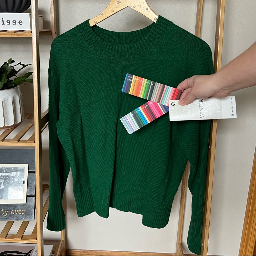Dark Green Banana Republic Sweater
